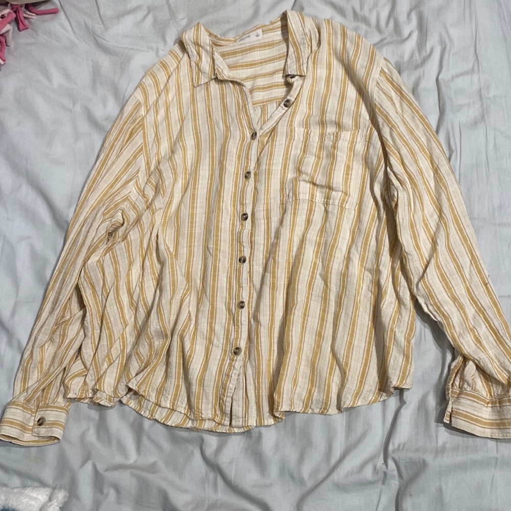 Maurices Yellow Blouse